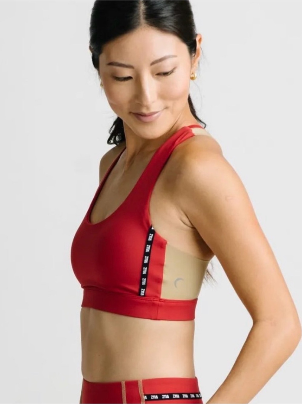 Gold on Scarlet Game Day Light
n Tight Bra Large